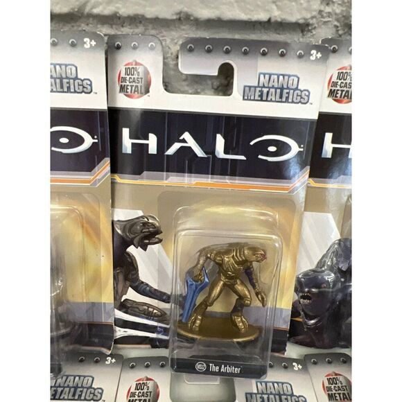 Halo Nano Metalfigs 100% Die Cast Metal Set 6 - Picture 3 of 7